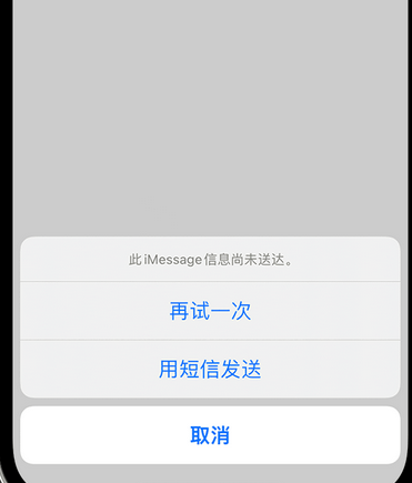 横山apple维修iPhone上无法正常发送iMessage信息